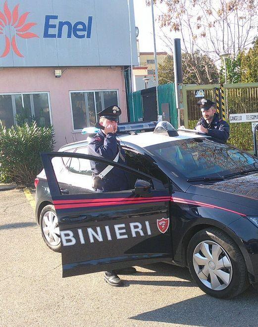 Rubava rame nella centrale Enel, arrestato