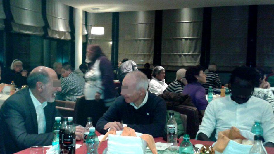 Un cenone da vip per gli ottanta ospiti del centro Caritas