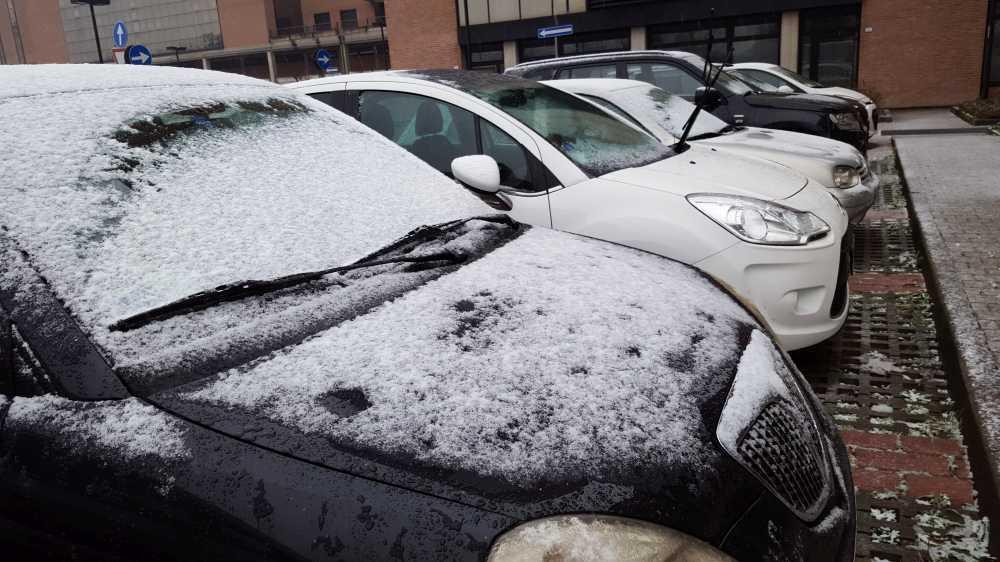 Nevica su Reggio Emilia e buona parte della provincia