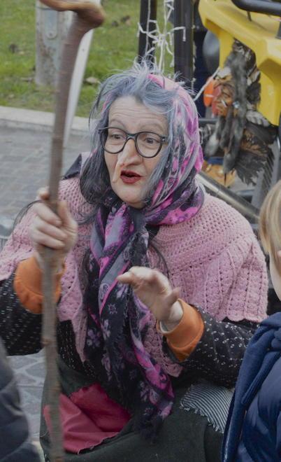 La vecchina è di casa nei borghi e nei paesi dell'Amiata 