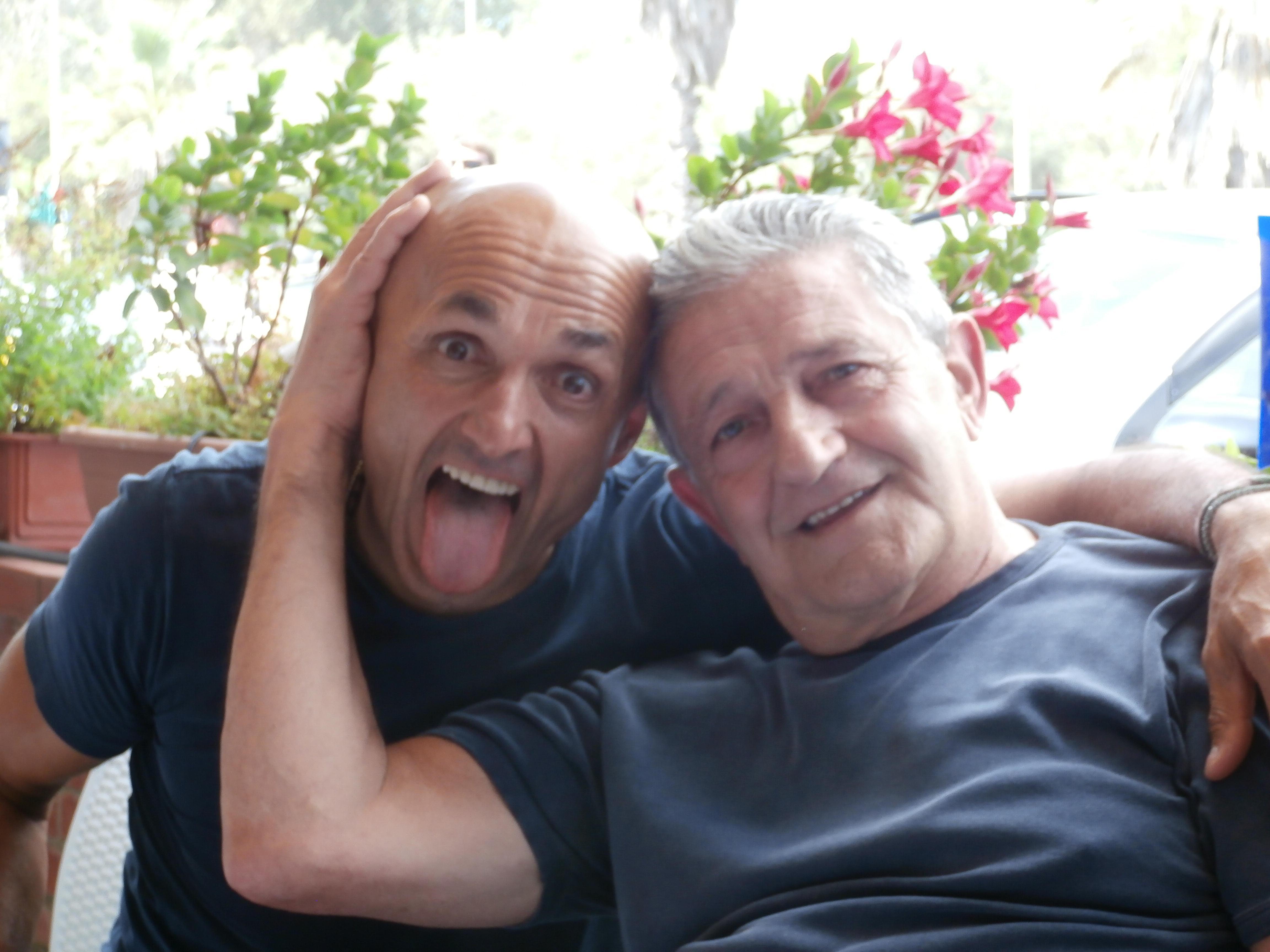 Corrado Orrico insieme ad un altro grande allenatore toscano: Luciano Spalletti