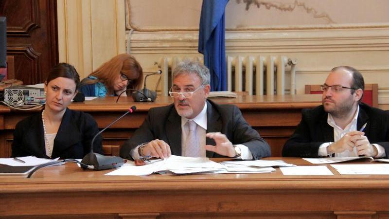 Francesca Zanghi, insieme agli ex colleghi del cda di Aamps Iacomelli e Di Gennaro