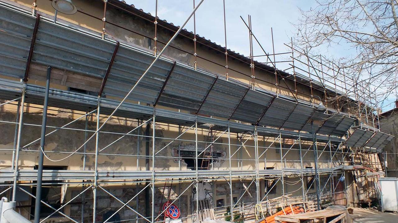 Il cantiere dell'ex Ipsia (foto Paolo Barlettani)
