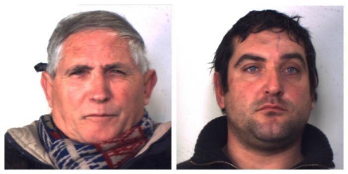 Francesco Sunzeri a sinistra e il figlio Gianmarco a destra