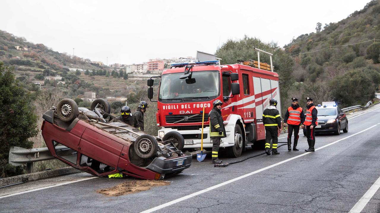 L'auto coinvolta nell'incidente