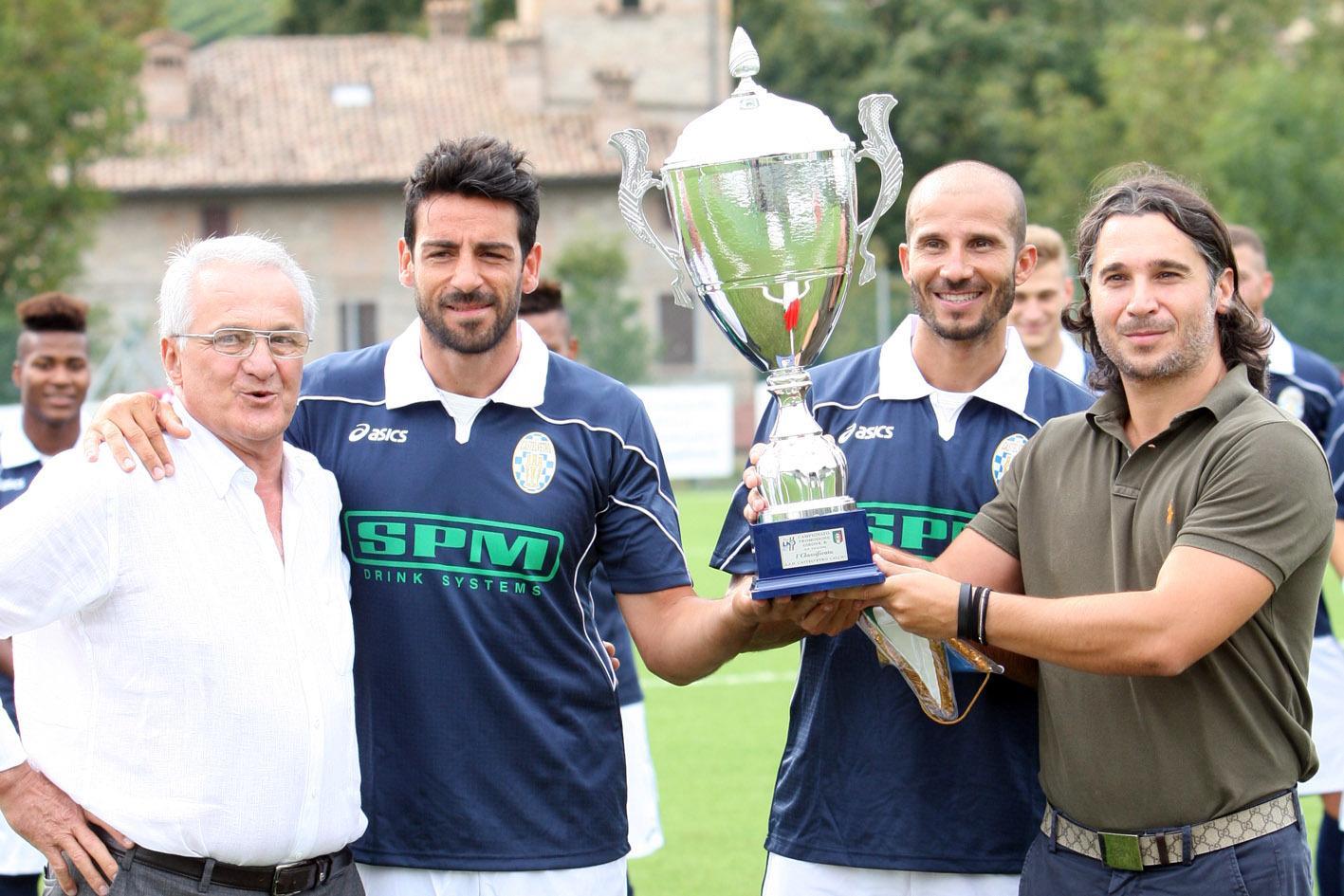 Bomber Cavalli e il patron del Castelvetro, Enrico Grampassi