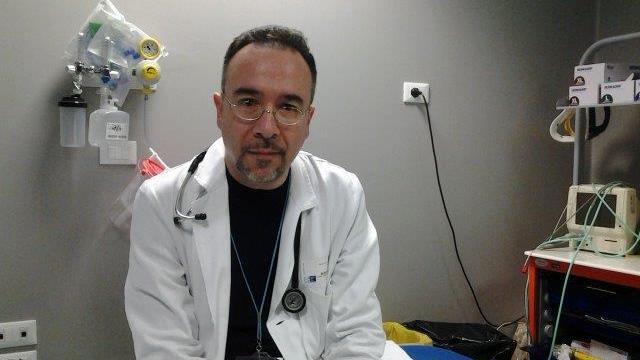 Simone Magazzini, responsabile del pronto soccorso dell'ospedale di Prato