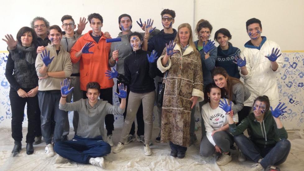 Vacanze in classe nelle vesti di imbianchini