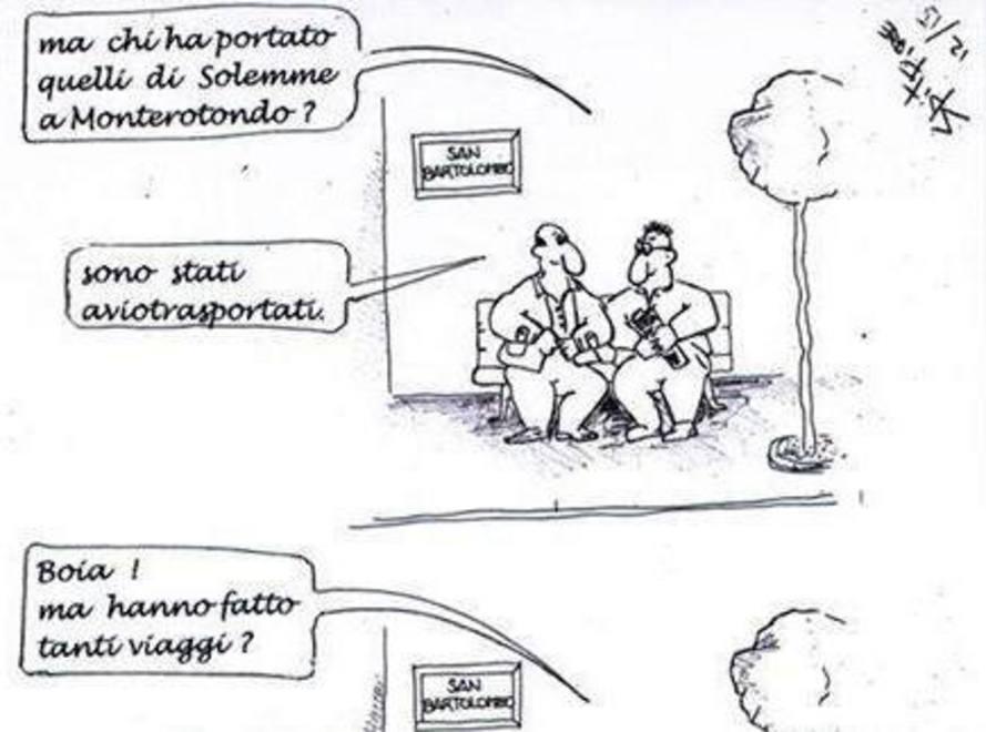 Un fumetto per attaccare la maggioranza 