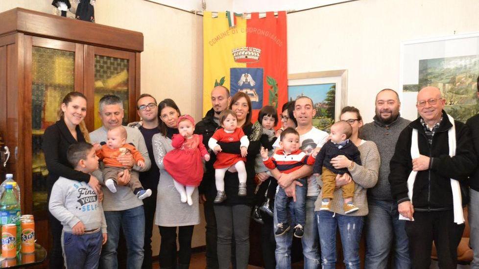 Il Comune di Codrongianos festeggia i nove nati nel 2015