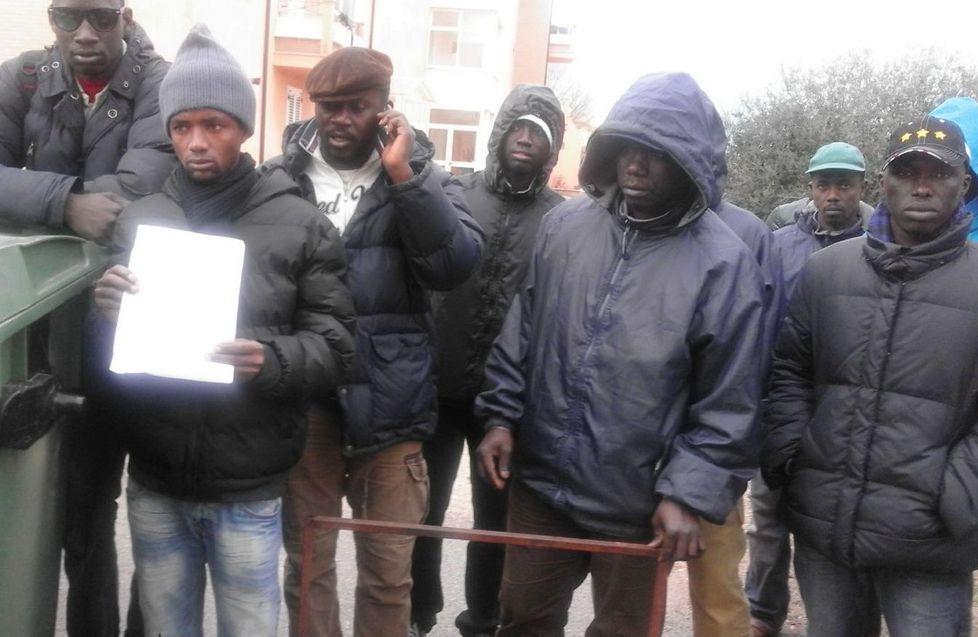 Cibo e soldi, è tensione tra i migranti 