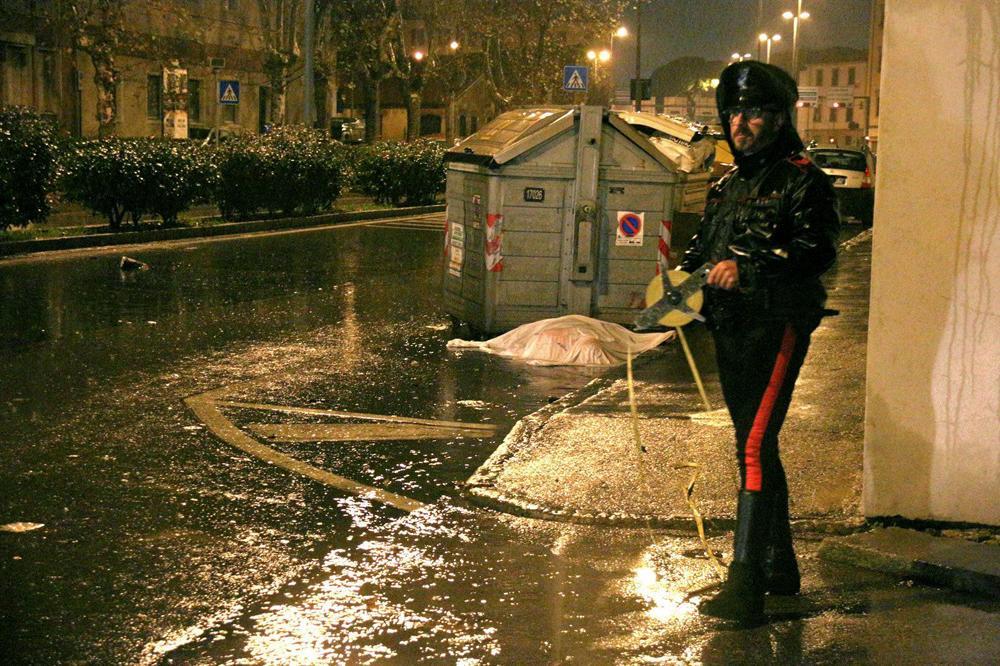 Il punto in cui è avvenuto l'incidente mortale (foto Marzi / Pentafoto)