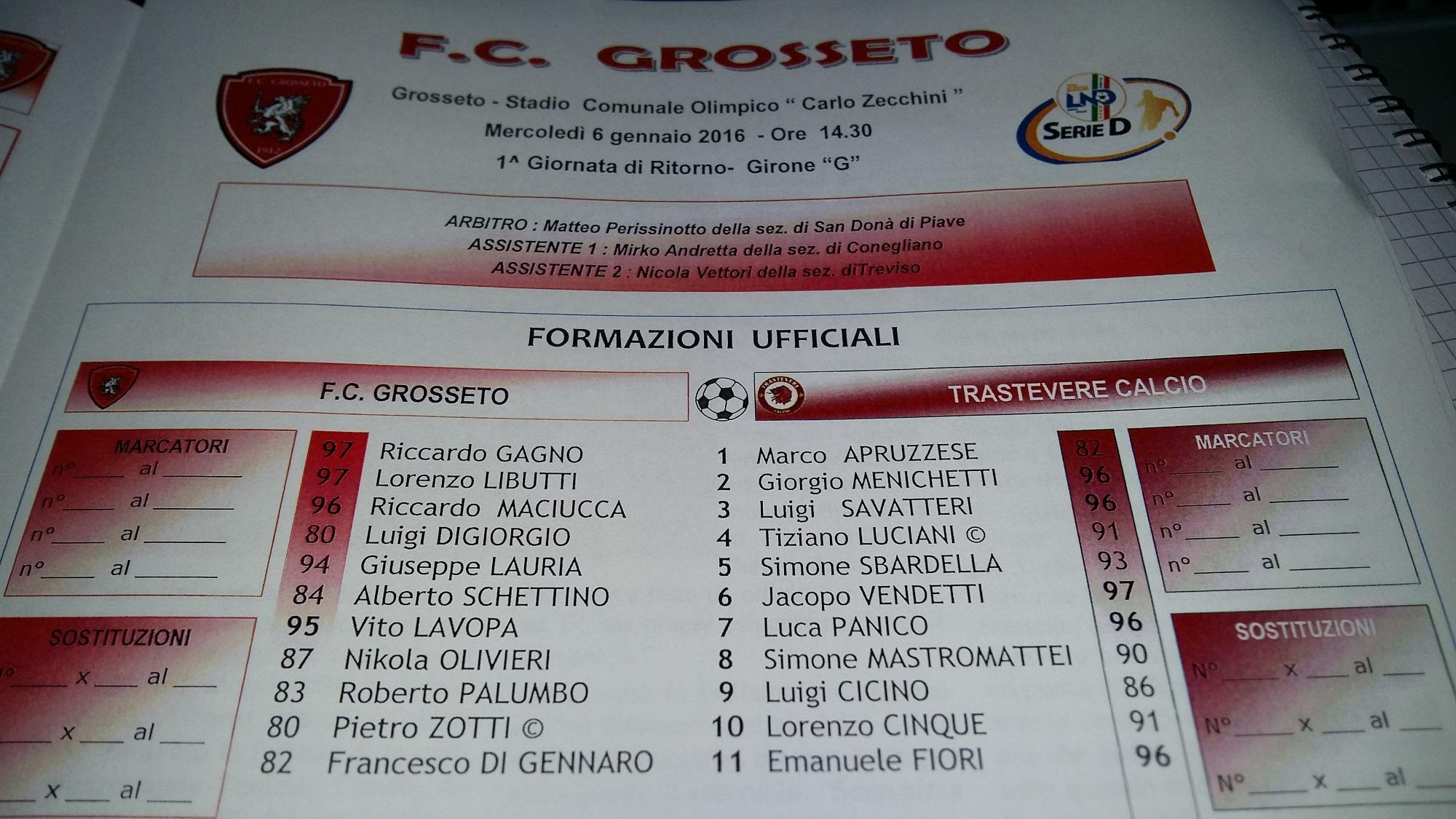 Finale: Grosseto-Trastevere 4-0 