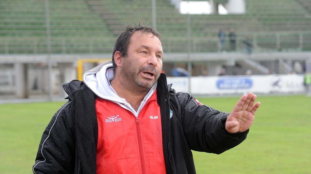 L'ex allenatore dell'Olbia Oberdan Biagioni