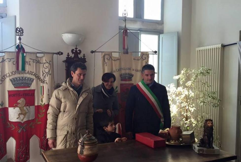 Il piccolo Matteo sindaco per un giorno