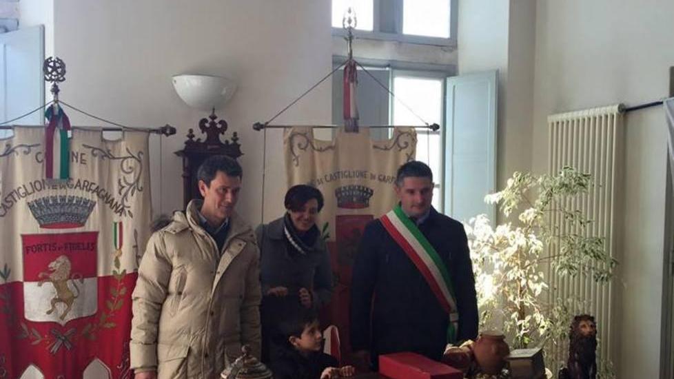 Il piccolo Matteo sindaco per un giorno