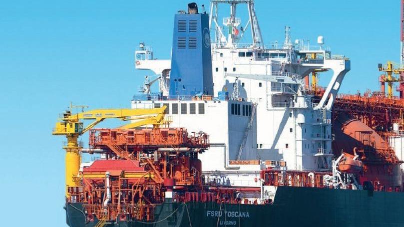 Offshore, concluso lo scarico del gas dalla maxi-metaniera