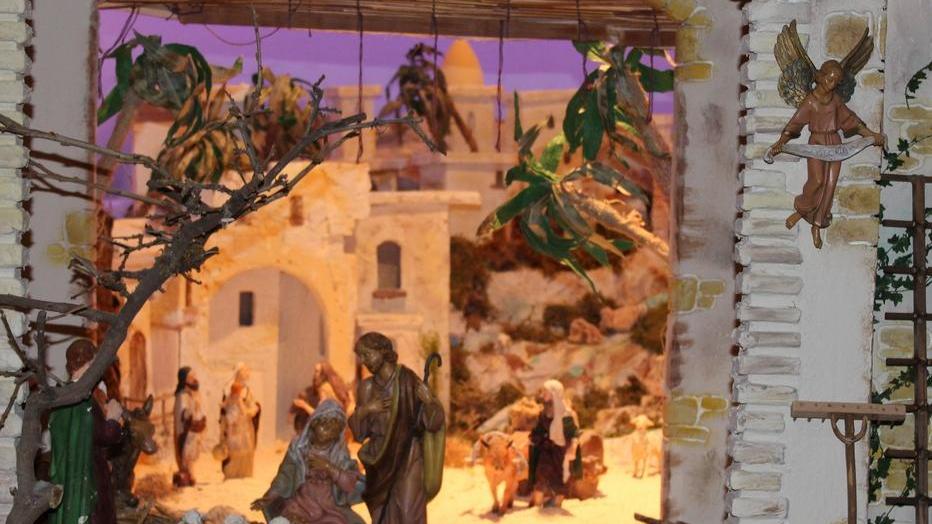 Nella chiesa un presepe da non perdere