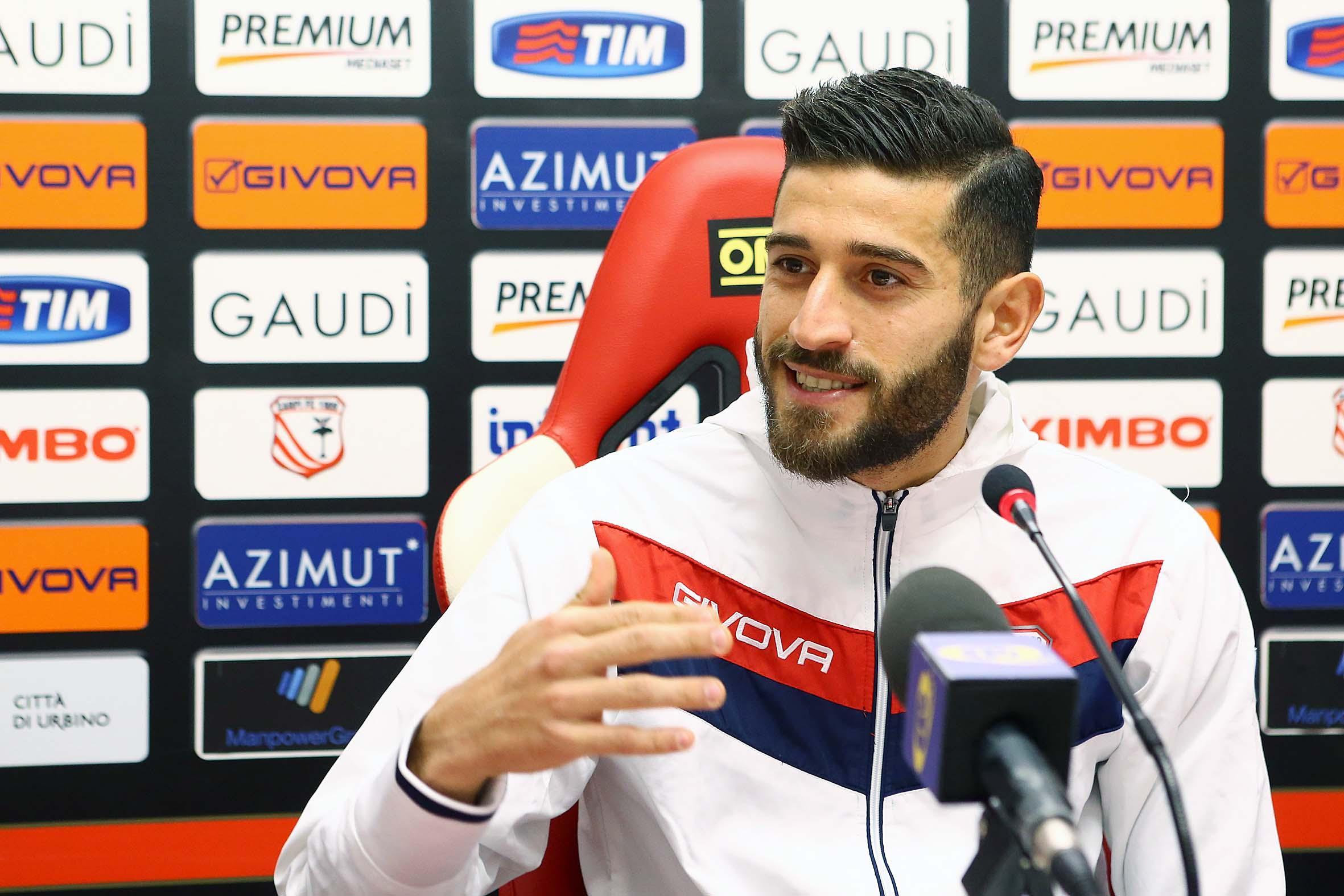 Marco Crimi, centrocampista del Carpi