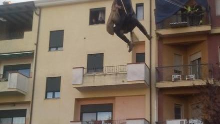 Bambini in festa con i vigili del fuoco