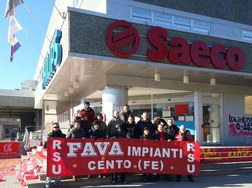Fiom-Cgil, Berco e Fava Solidarietà ai lavoratori Saeco