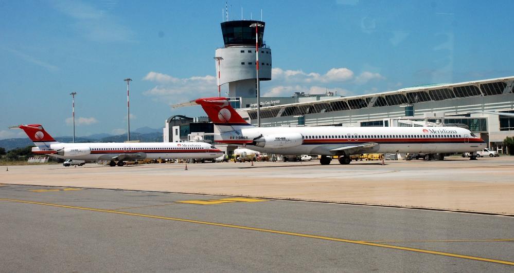 La pista dell'aeroporto Costa Smeralda