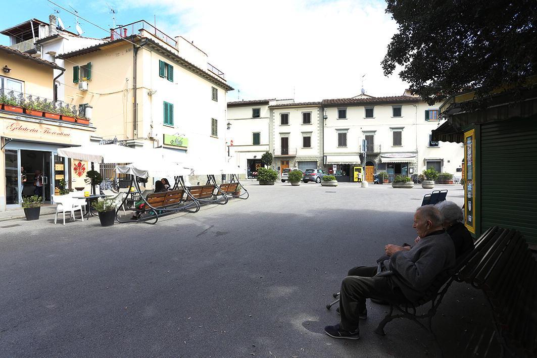 Piazza del Popolo a Montespertoli (foto d'archivio)