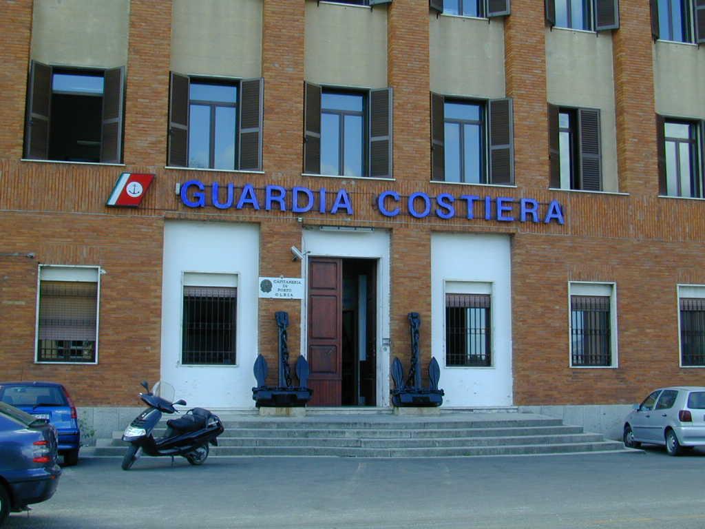 La sede della Guardia costiera a Olbia