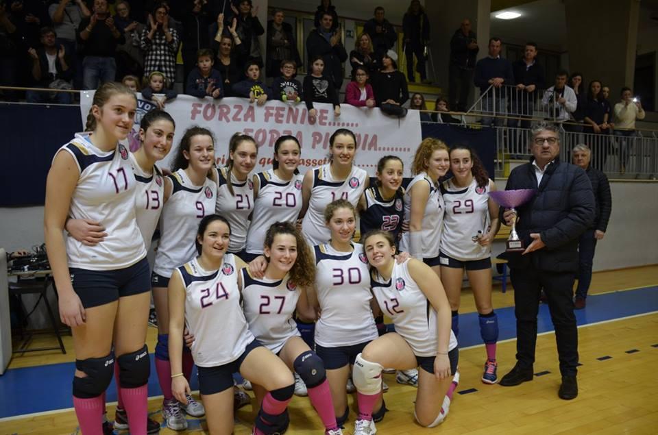 La formazione Under 16 del Pistoia Volley Fenice