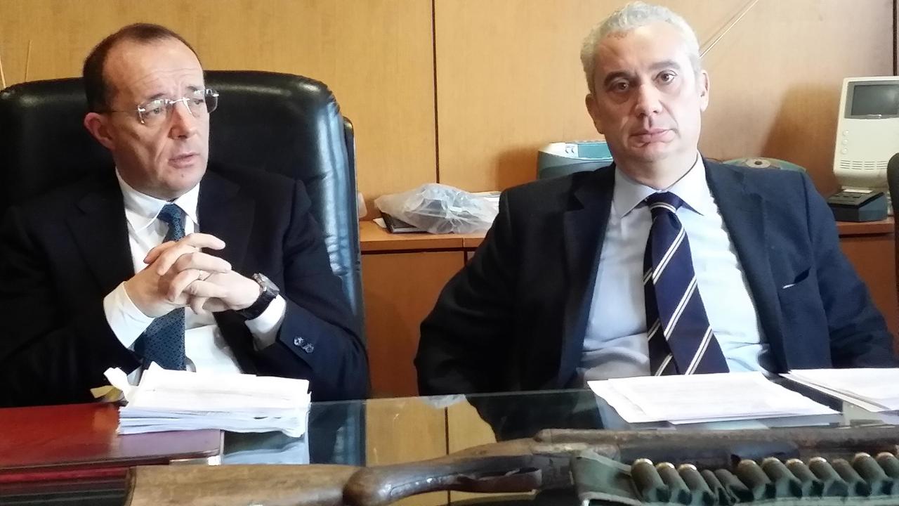Il sostituto Sangermano e il capo della Mobile Nannucci all'epoca degli arresti