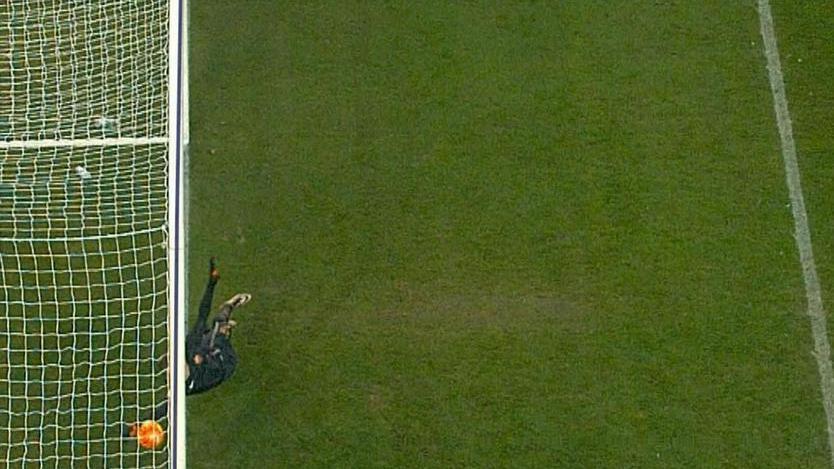Pinzani protagonista nel gol-fantasma