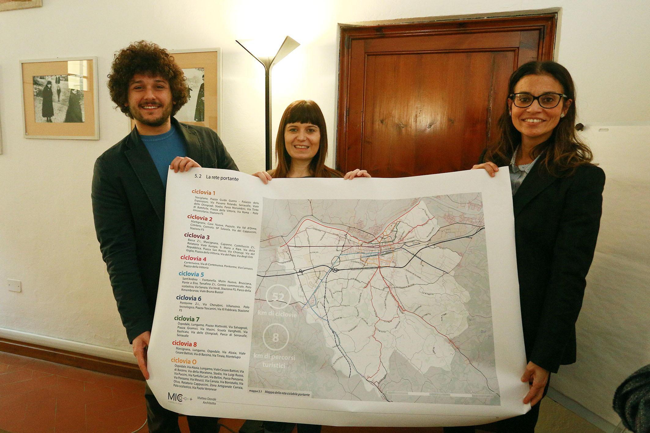 La presentazione dello studio sulle piste ciclabili