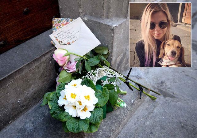 Ashley Olsen e le rose davanti l'abitazione in cui è stata trovata morta