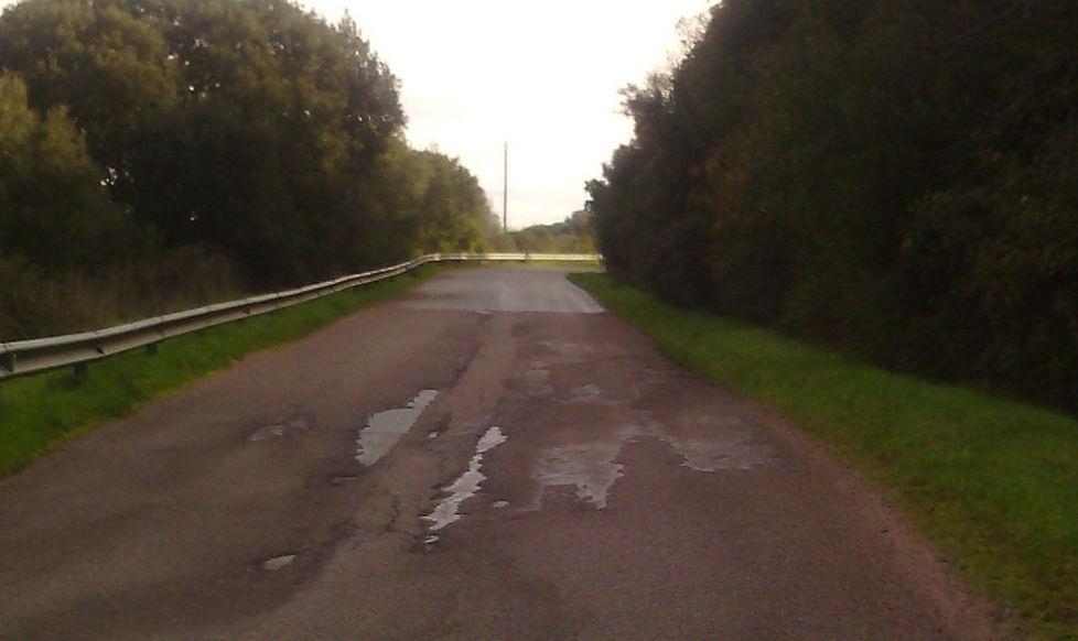 Strada pericolosa fra Tula ed Erula