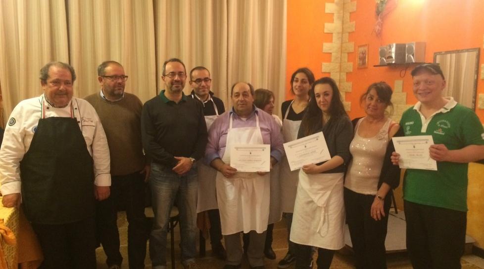Consegnati i diplomi del corso di cucina