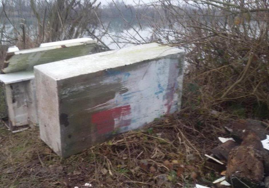 Spunta nella golena del Po una nuova discarica abusiva