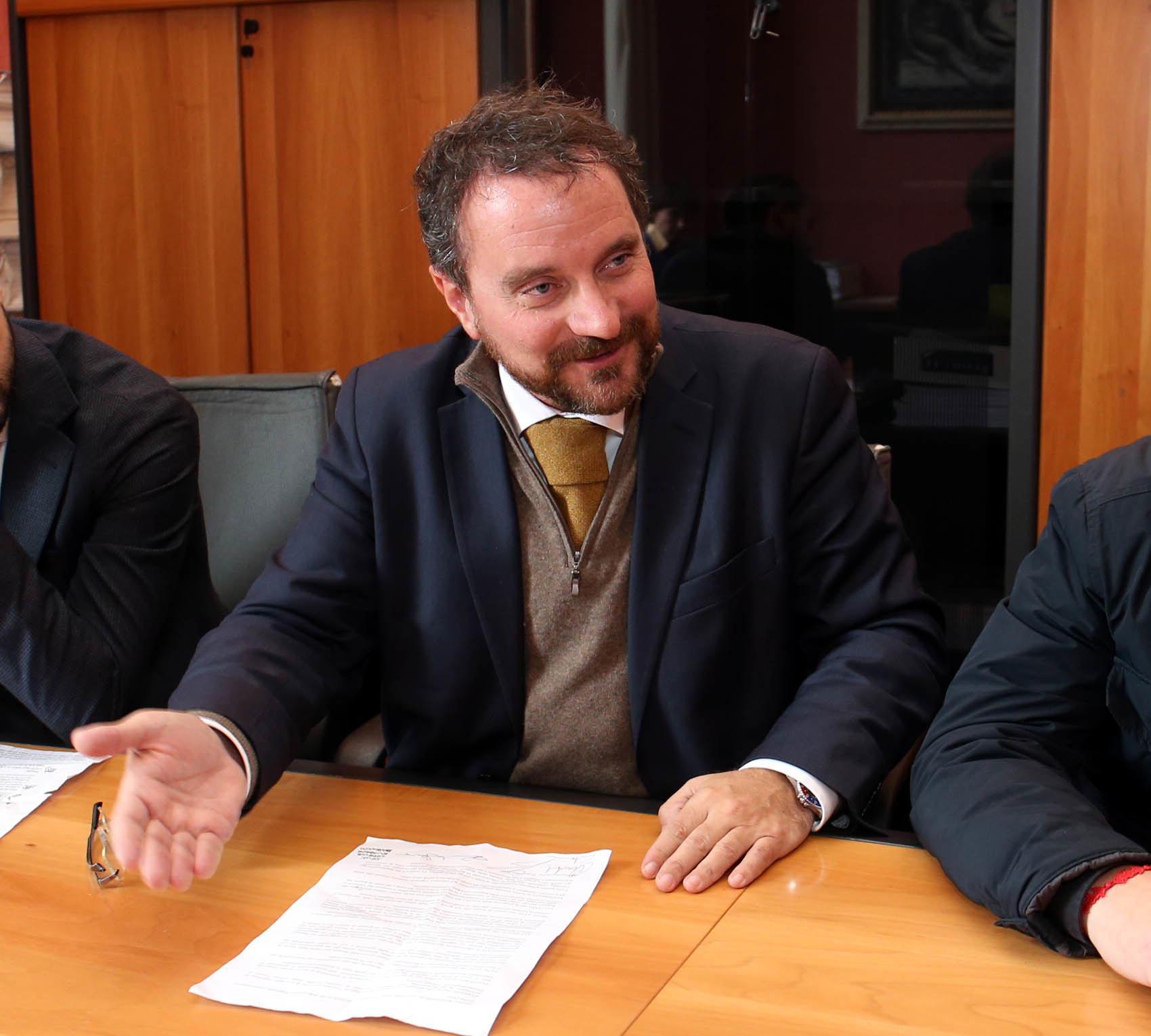 Il consigliere comunale Riccardo Sensi (Foto Nucci)