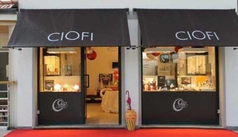 L'ingresso di una delle gioiellerie Ciofi 