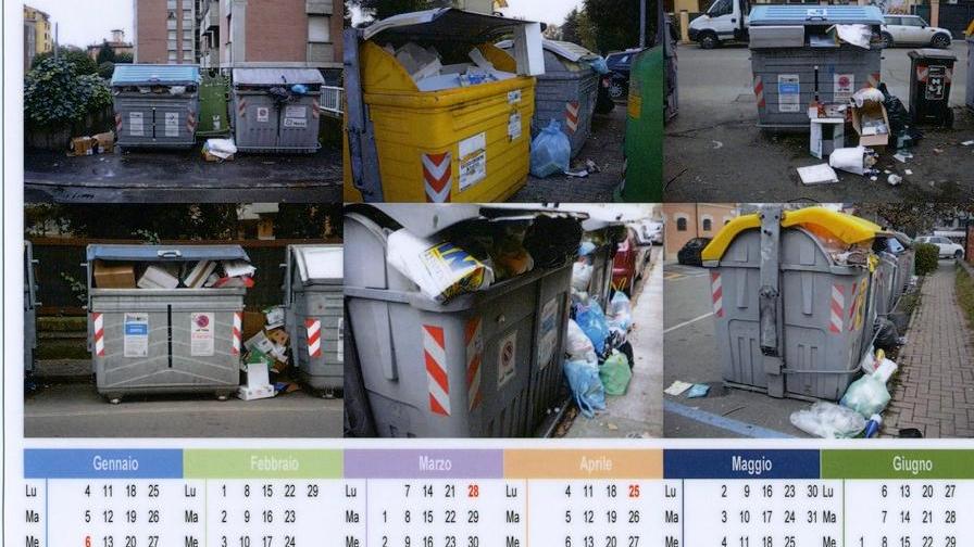 Il degrado in città diventa un calendario