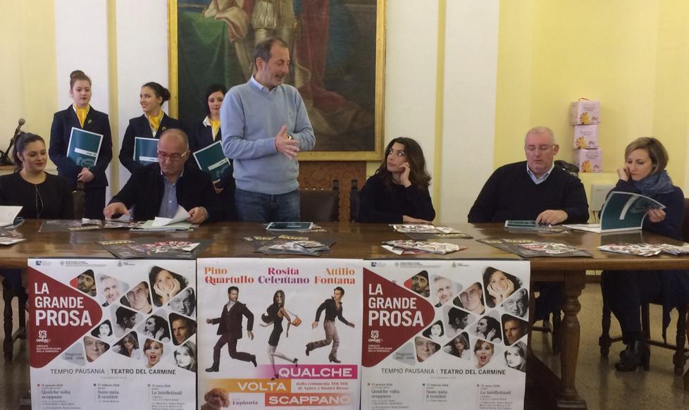 Si apre il sipario sulla grande prosa 
