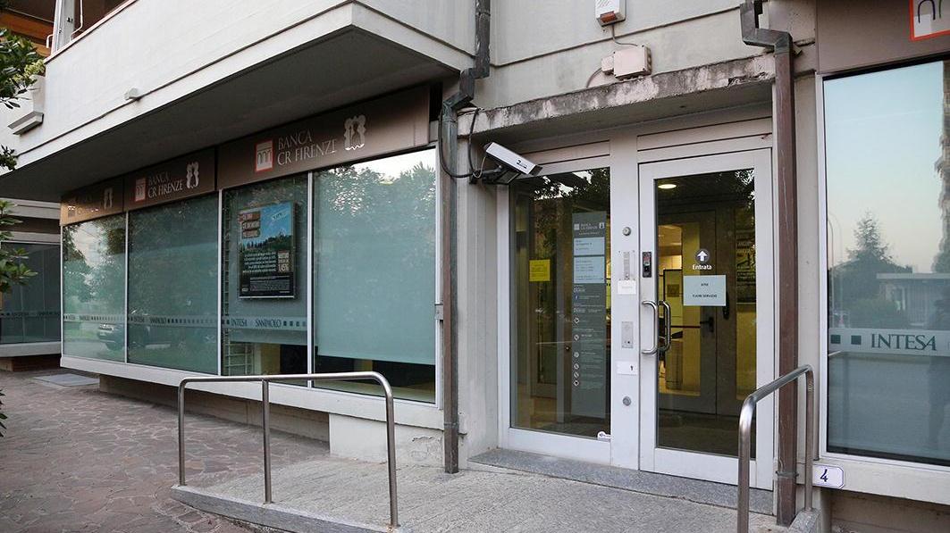 La filiale del mirino dei banditi