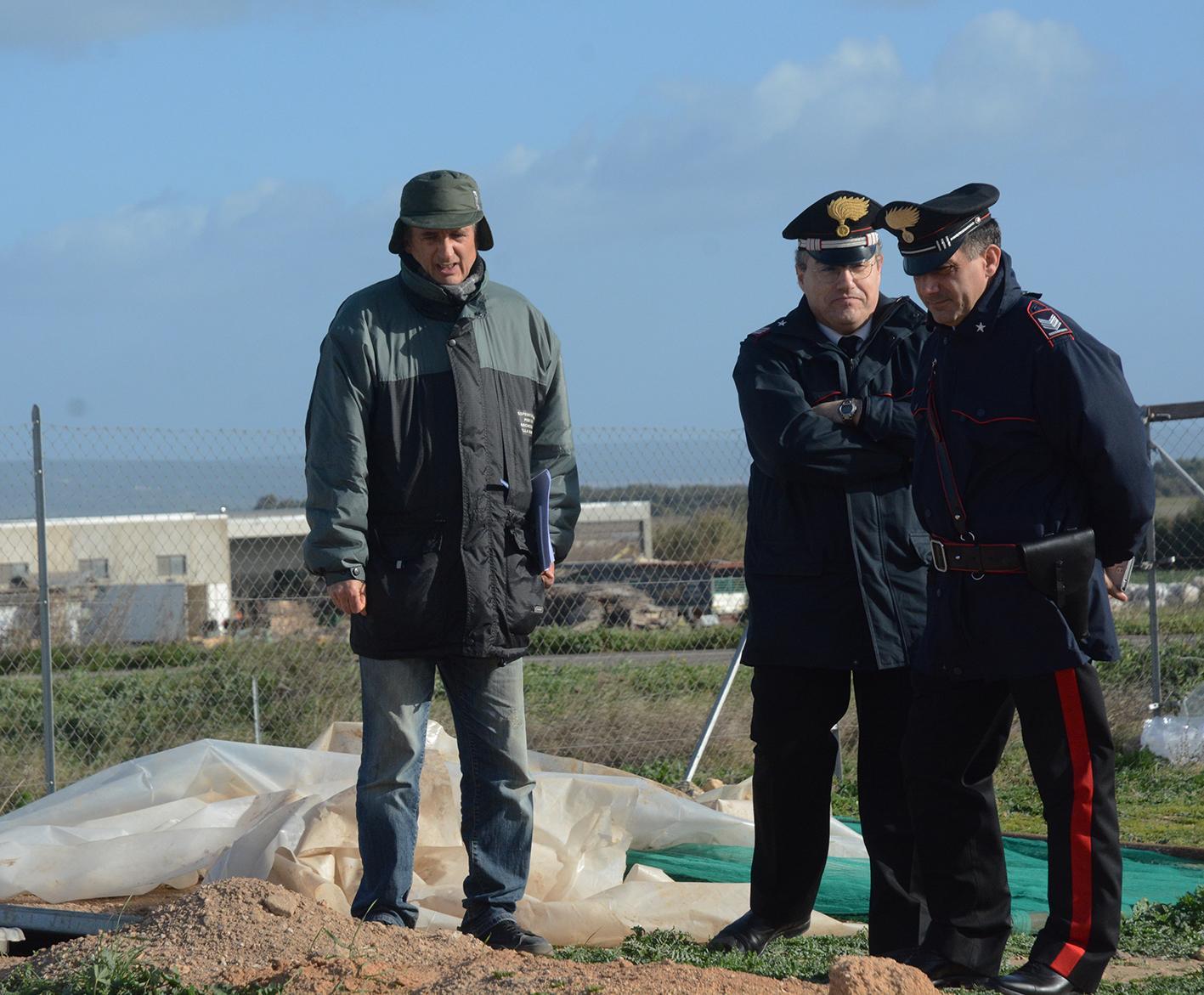 Carabinieri a Mont'e Prama