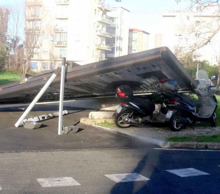 Un vento da record Danni e traghetti ko 