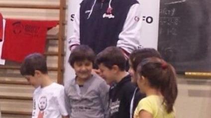 Le “lezioni di tifo” di Silins e Gentile a sessanta ragazzi