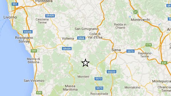 Due lievi scosse di terremoto tra Siena e Grosseto