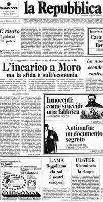 I primi 40 anni di “Repubblica” Il sogno continua 