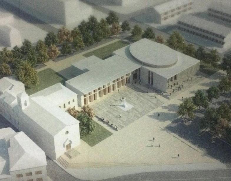Sul palco per costruire una chiesa tutta nuova