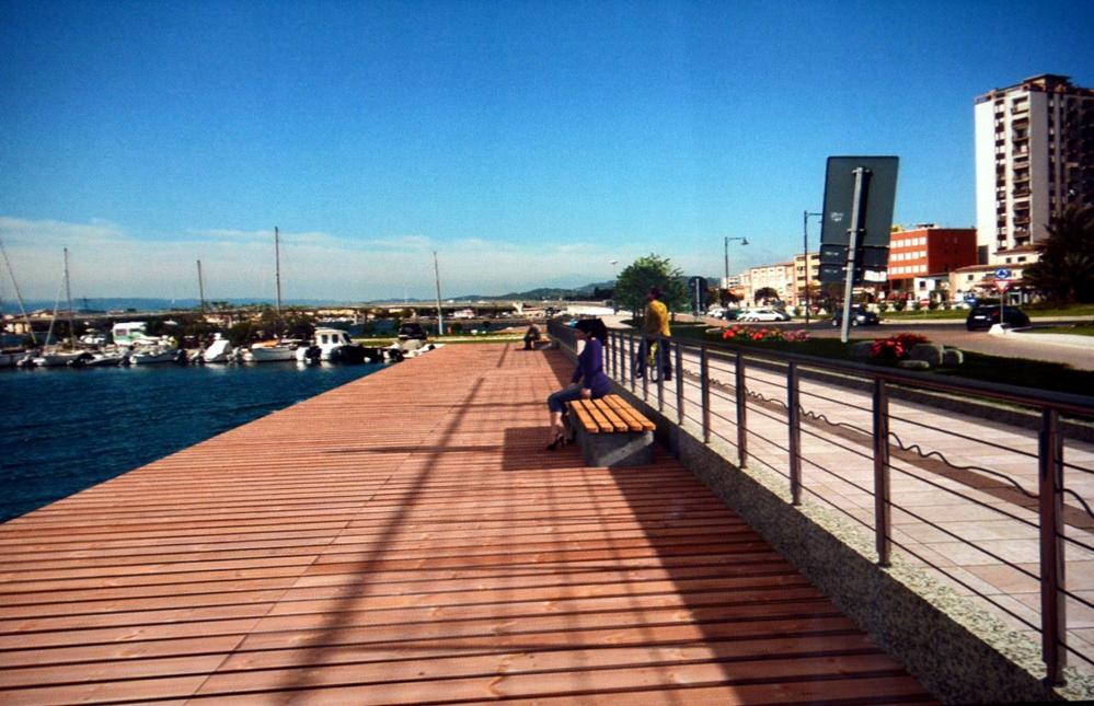 Il rendering del progetto di rifacimento del lungomare di Olbia