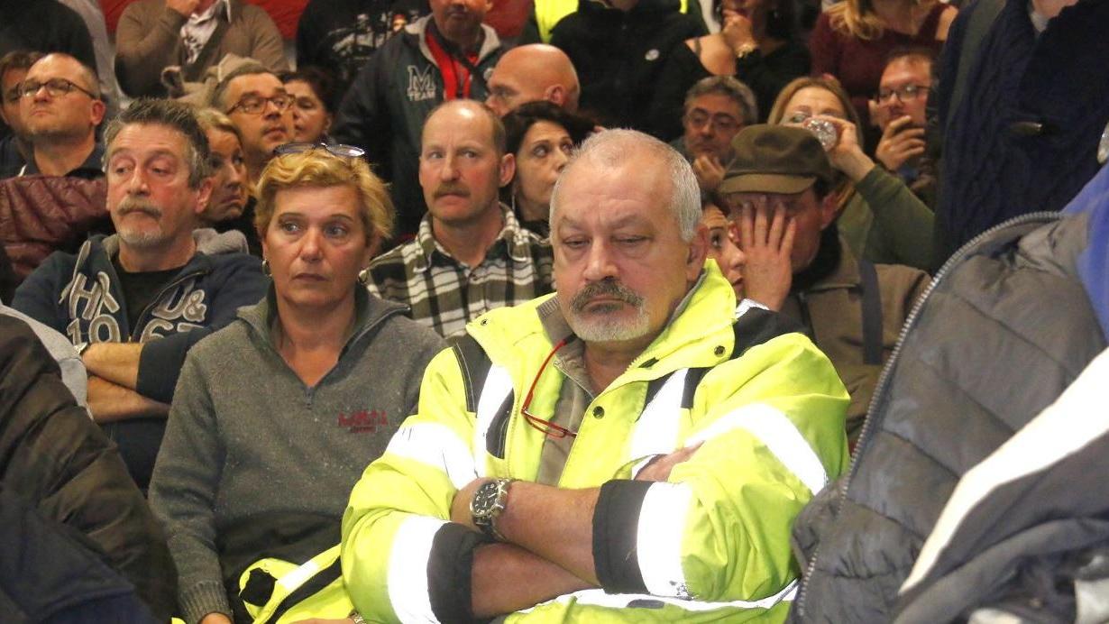 Lavoratori Aamps in assemblea alla Cgil (Marzi Pentafoto)
