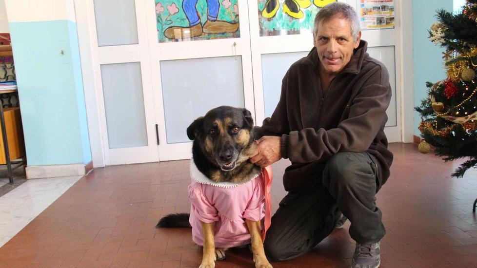 Kyra il cane che va a scuola e su Facebook